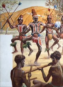 Sky World and Dream Time art by Robert Brook