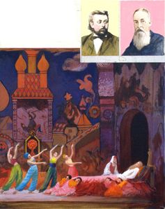 Rimsky-Korsakov: The Golden Cockerel art by Ralph Bruce
