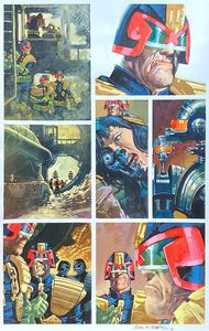 Judge Dredd: The Chief Judge's Executioner! art by John M Burns