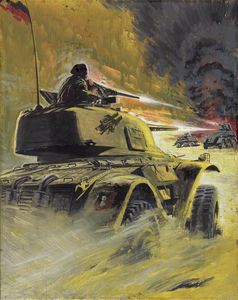 War Picture Library cover #425  'Crash Course' art by Graham Coton