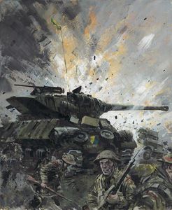 War Picture Library cover #1146  'The Call of the Bugle' art by Graham Coton