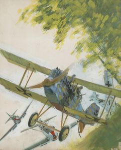 Battle Picture Library cover #521  'Old Pilots Never Die' art by Pino Dell'Orco