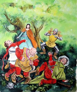 The Jester Knight art by Gerry Embleton
