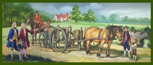 Medieval Countryside art by Ron Embleton