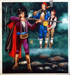 Michael and the Mighty Men - The Hunter art by Ron Embleton