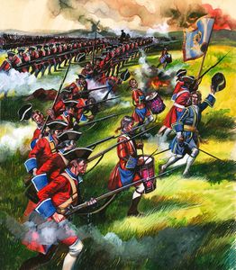 The Duke of Marlborough at Blenheim art by Ron Embleton