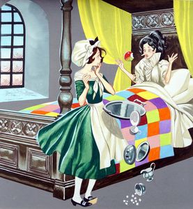 Three Soldiers: Flying Apple art by Ron Embleton