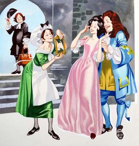 Three Soldiers: Mirror Mirror art by Ron Embleton