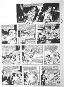 Boris Becker - The Early Years 2 (TWO pages) art by Phil Gascoine