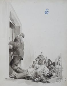 The Hostages Break Free art by Giorgio De Gaspari