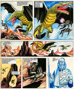 The Trigan Empire: Look and Learn issue 387(a) art by Ron Embleton