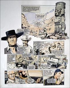 The A-Team: Aztec (TWO pages) art by Maureen & Gordon Gray