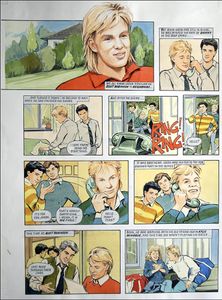 Jason Donovan Story D (TWO pages) art by Maureen & Gordon Gray