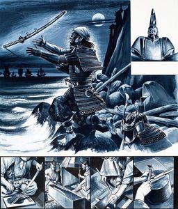 Samurai - The Divine Wind art by Dan Escott