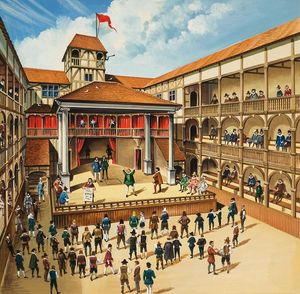 A Performance of Shakespeare's Hamlet art by Dan Escott