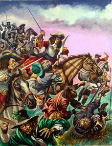 The Duke of Monmouth art by Peter Jackson