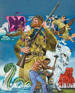 Folk Tales of the American West art by Richard Hook