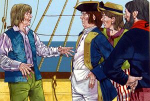 Gulliver's Travels: Voyage to Brobdingnag - The Captain art by Richard Hook