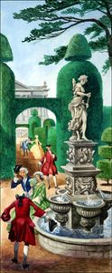 Regency Garden art by Peter Jackson