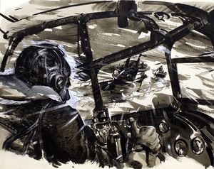 Sink the U-Boat art by Robert Johnson