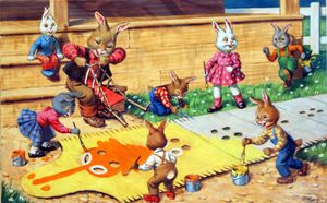 Brer Rabbit and Friends art by Virginio Livraghi