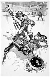 Roman Gladiators art by Angus McBride