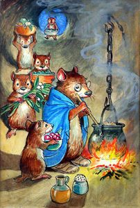 Gulliver Guinea-Pig: Cooking up a Feast art by Philip Mendoza