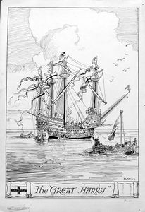 The Great Harry art by Robert Wilson Matthews