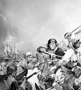 The Doctor who became a Pirate art by James E McConnell