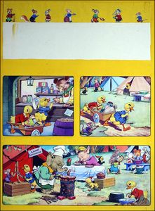 Dicky and Dolly Get Cooking art by Harold McCready