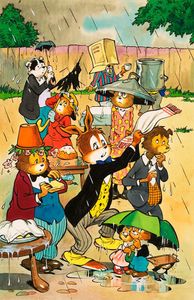 The Party Is A Damp Squib art by Hugh McNeill