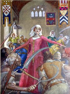 The French Peasant Revolt art by John Millar Watt