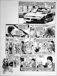 Knight Rider - Modern Art (TWO pages) art by Barrie Mitchell