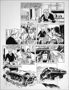 Knight Rider - Trans Am (TWO pages) art by Barrie Mitchell