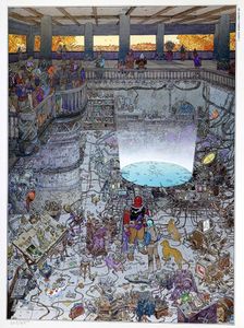 The Street 2 art by Moebius (Jean Giraud) and Geof Darrow
