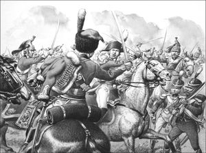 The Bravery of the Duke of Cumberland art by Patrick Nicolle