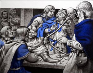 A Feast for King Eadwig art by Patrick Nicolle