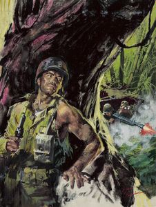 Battle Picture Library cover #186  'Trial By Combat' art by Jordi Penalva