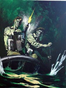 Battle Picture Library cover #351  'Death Castle' art by Jordi Penalva