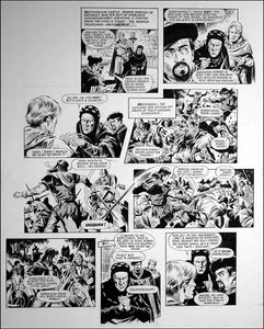 Robin of Sherwood: I Have a Scheme (TWO pages) art by Mike Noble
