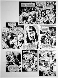 Robin of Sherwood: My Cousin Is The King (TWO pages) art by Mike Noble