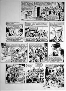 Robin of Sherwood: No Funny Business Please (TWO pages) art by Mike Noble