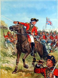 The Battles of Saratoga Springs - American Revolutionary War art by Ken Petts
