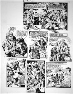 Robin of Sherwood: Fight Amongst Friends (TWO pages) art by Mike Noble