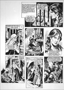 Robin of Sherwood: Forced to Drink (TWO pages) art by Mike Noble