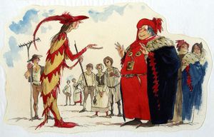 The Pied Piper of Hamelin 2 art by Richard O Rose