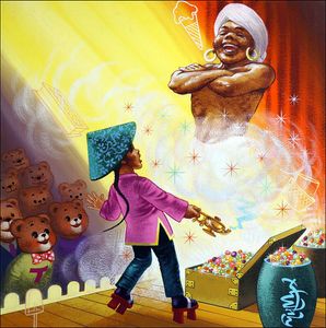 Teddy Bear: Aladdin art by William Francis Phillipps