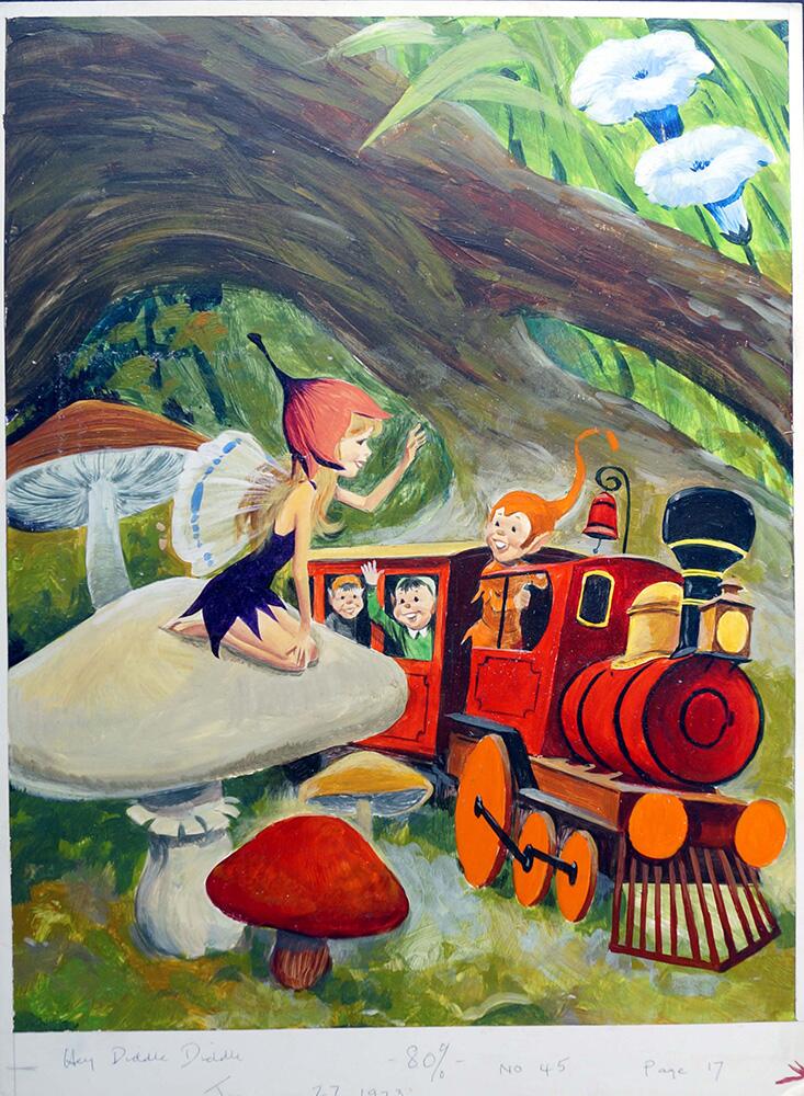 Fairy Train art by Jose Ortiz