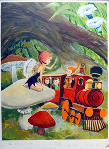 Fairy Train art by Jose Ortiz