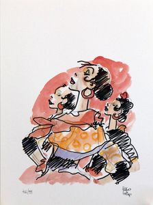 Cordoba Ladies art by Hugo Pratt